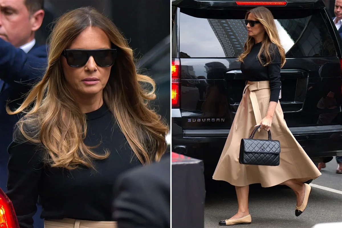 Melania Trump Recent, Glasses, Hairstyle, Vision care, Goggles, Sunglasses, Automotive design, Fashion, Eyewear, Textile, Automotive lighting