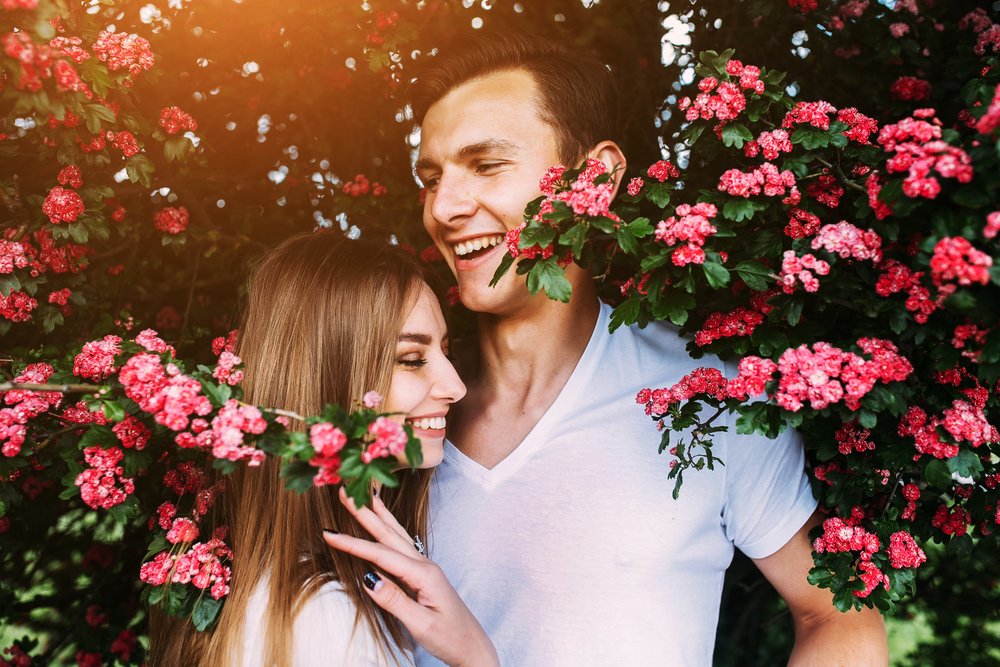 Photograph, Flower, Skin, Lip, Smile, Plant, Photograph, Facial expression, White, People in nature, Petal