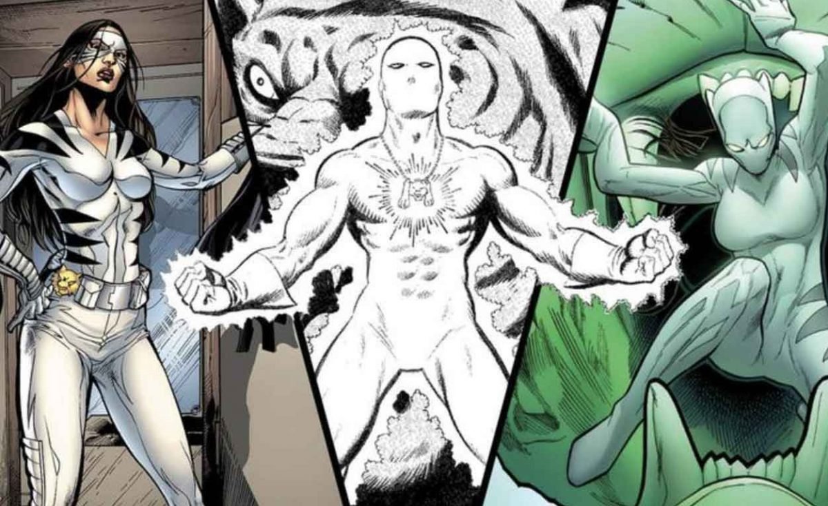 Marvel White Tiger, Cartoon, Gesture